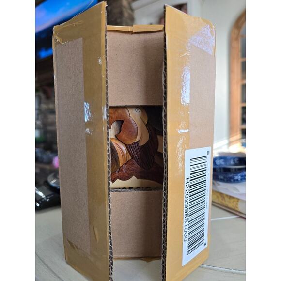 NWT Carver Dans Parrot Head It's 5 o'clock SOMEWHERE Hand Carved Wooden Puzzle - Picture 8 of 10